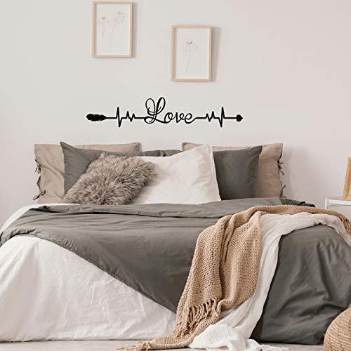 2pcs Pegatinas Pared Citas Inspiradoras Vinilos Frases Letras Motivadoras Inglés Stickers Adhesivos Negro Decoración Habitación Dormitorio Salón Oficina