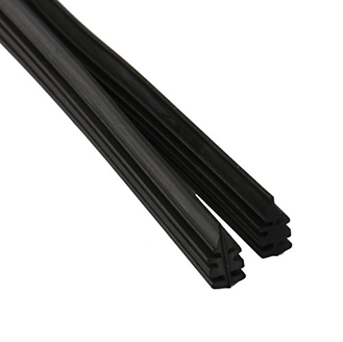 2x Universal Tira Goma de Limpiaparabrisas Hoja de Repuesto para Coche 6mm 28" 2x Universal Tira Goma de Limpiaparabrisas Hoja de Repuesto para Coche 6mm 28"