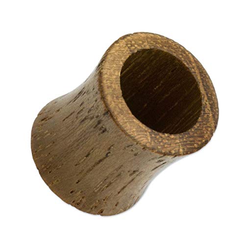 3-25 millimeter túnel plug dilatadas tubo de túnel de madera de cuerno de Palm colour negro Talla:4 mm 3-25 millimeter túnel plug dilatadas tubo de túnel de madera de cuerno de Palm colour negro Talla:4 mm