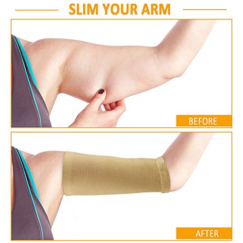 3 Pares Mangas del Brazo Cubierta para Brazo Adelgazante Brazo Aptitud Deportivo para Mujeres Chicas Pérdida de Peso (2 Pares Beige+ 1 par Negro) 3 Pares Mangas del Brazo Cubierta para Brazo Adelgazante Brazo Aptitud Deportivo para Mujeres Chicas Pérdida de Peso (2 Pares Beige+ 1 par Negro)