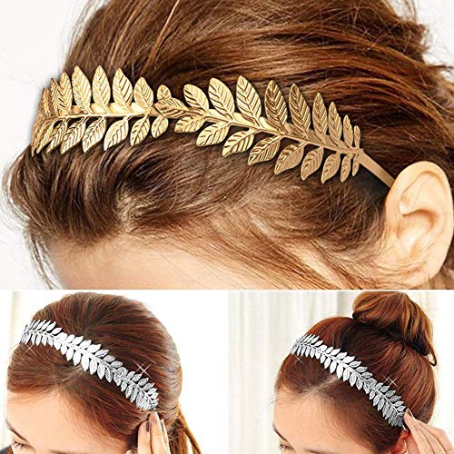 3 Pcs Diadema de Hoja Estilo,Diosa Romana Rama de la Hoja Cabello Nupcial,Trajes de Diadema Diosa Griega de Banda de Pelo de Hoja Boho Alice Diadema de Corona Tiara Accesorios(Oro,Plata,Oro Rosa) 3 Pcs Diadema de Hoja Estilo,Diosa Romana Rama de la Hoja Cabello Nupcial,Trajes de Diadema Diosa Griega de Banda de Pelo de Hoja Boho Alice Diadema de Corona Tiara Accesorios(Oro,Plata,Oro Rosa)