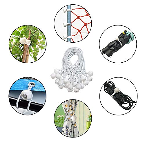 30 Piezas Tensores Elasticos,Tensor Bola Tensores Profesionales con Bola,Para Cortinas de Jardín,Tensor de Goma Blanco,Tiendas de Campaña,Elásticas para Banner,Tensor para Lonas 30 Piezas Tensores Elasticos,Tensor Bola Tensores Profesionales con Bola,Para Cortinas de Jardín,Tensor de Goma Blanco,Tiendas de Campaña,Elásticas para Banner,Tensor para Lonas