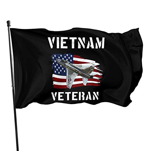 384 Bandera del Jardin Vietnam Veteran F100 Super Sabre Flags Design Banner De Patio para Todas Las Estaciones Bandera De La Casa Bandera De Patio De Vacaciones Casa Estándar 90X150Cm