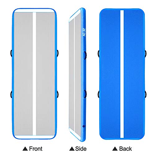 3M Esterilla Hinchable Air Floor Track para Gimnasia con Bomba de Aire Eléctrica. Pista de Aire Inflable Tumbling Alfombrillas-Colchonetas Volteretas para de Aterrizaje, de Ejercicio, de Entrenamiento 3M Esterilla Hinchable Air Floor Track para Gimnasia con Bomba de Aire Eléctrica. Pista de Aire Inflable Tumbling Alfombrillas-Colchonetas Volteretas para de Aterrizaje, de Ejercicio, de Entrenamiento