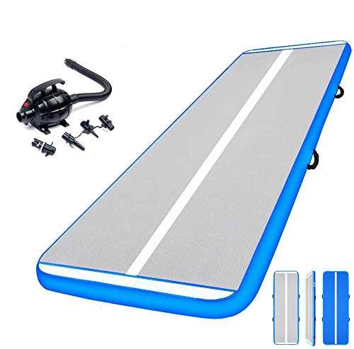 3M Esterilla Hinchable Air Floor Track para Gimnasia con Bomba de Aire Eléctrica. Pista de Aire Inflable Tumbling Alfombrillas-Colchonetas Volteretas para de Aterrizaje, de Ejercicio, de Entrenamiento 3M Esterilla Hinchable Air Floor Track para Gimnasia con Bomba de Aire Eléctrica. Pista de Aire Inflable Tumbling Alfombrillas-Colchonetas Volteretas para de Aterrizaje, de Ejercicio, de Entrenamiento