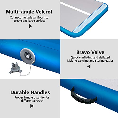 3M Esterilla Hinchable Air Floor Track para Gimnasia con Bomba de Aire Eléctrica. Pista de Aire Inflable Tumbling Alfombrillas-Colchonetas Volteretas para de Aterrizaje, de Ejercicio, de Entrenamiento 3M Esterilla Hinchable Air Floor Track para Gimnasia con Bomba de Aire Eléctrica. Pista de Aire Inflable Tumbling Alfombrillas-Colchonetas Volteretas para de Aterrizaje, de Ejercicio, de Entrenamiento