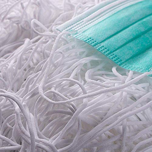 【3mm 10Metros】Cuerda Elastica, elloLife Blanco Redondos Cintas elásticas para Costura Y Manualidades DIY Cordon, Cordón goma para Elástico de Cuerda Tela para Coser Ropa 【3mm 10Metros】Cuerda Elastica, elloLife Blanco Redondos Cintas elásticas para Costura Y Manualidades DIY Cordon, Cordón goma para Elástico de Cuerda Tela para Coser Ropa