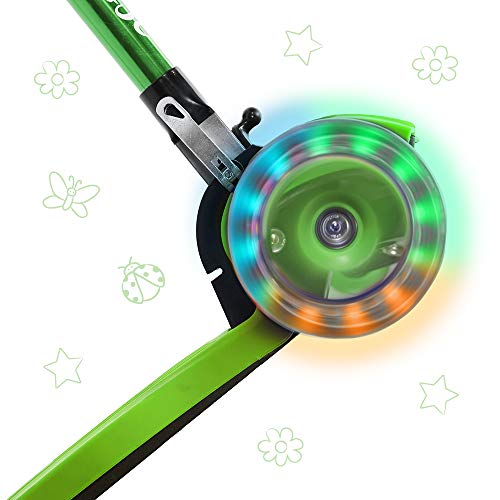 3StyleScooters® RGS-1 Patinete Scooter Tres Ruedas para Niños Pequeños Niños de 3 Años o Más con Luces LED en Las Ruedas, Diseño Plegable, Manillar Ajustable (Verde) 3StyleScooters® RGS-1 Patinete Scooter Tres Ruedas para Niños Pequeños Niños de 3 Años o Más con Luces LED en Las Ruedas, Diseño Plegable, Manillar Ajustable (Verde)