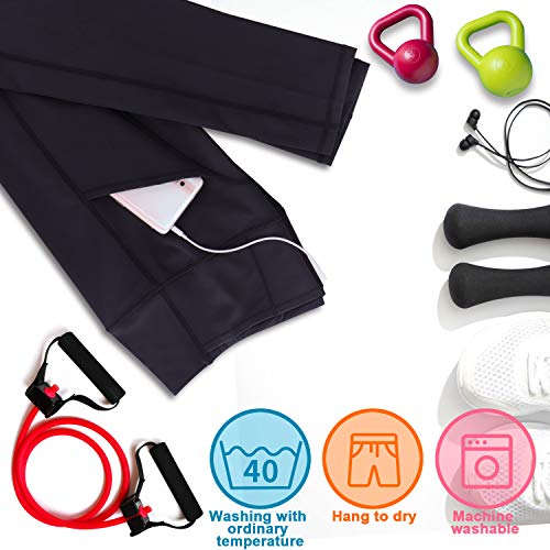 3W GRT Leggings mujer fitness,Mallas Deportivas de Mujer,Pantalones elásticos de yoga con bolsillos laterales,polainas de yoga Fitness,Yoga (Negro-W11, XL) 3W GRT Leggings mujer fitness,Mallas Deportivas de Mujer,Pantalones elásticos de yoga con bolsillos laterales,polainas de yoga Fitness,Yoga (Negro-W11, XL)
