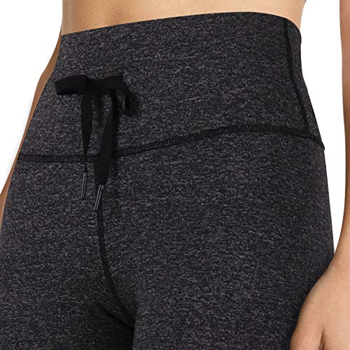 3W GRT Leggins Mujer,Mallas de Deporte de Mujer,Pantalones Petite Mujer,Pantalón Deportivo para Mujer,Cintura Alta Pantalones Deportivos para Running,Estiramiento,Yoga (Gris- con cordón, XXL)