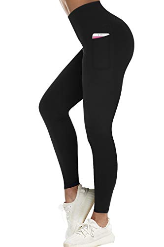 3W GRT Ropa Deportiva Mujer,Mallas de Deporte de Mujer,Leggins Mujer,Ropa Mujer,Pantalones Mujer,Pantalón Deportivo para Mujer,Yoga,Crossfit,Fitness (Negro, M)