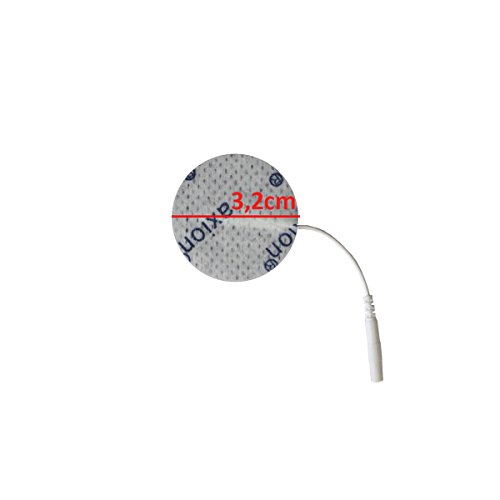 4 Electrodos de 32 mm diámetro - para su aparato TENS EMS electroestimulador - axion 4 Electrodos de 32 mm diámetro - para su aparato TENS EMS electroestimulador - axion
