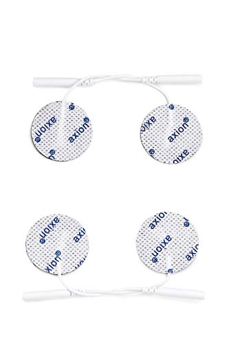 4 Electrodos de 32 mm diámetro - para su aparato TENS EMS electroestimulador - axion
