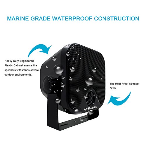 4 Inch Resistente al Agua Barco Marina Caja Exterior Altavoces Superficie Montado para Skid Steer ATV UTV RZR Golf Carro Tractor Powersports Barco Camión Jeep 4 Inch Resistente al Agua Barco Marina Caja Exterior Altavoces Superficie Montado para Skid Steer ATV UTV RZR Golf Carro Tractor Powersports Barco Camión Jeep