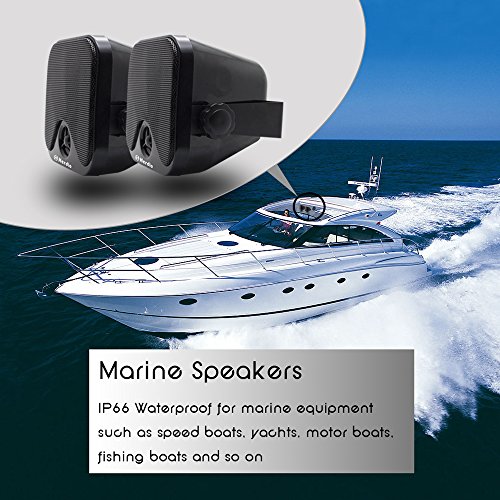 4 Inch Resistente al Agua Barco Marina Caja Exterior Altavoces Superficie Montado para Skid Steer ATV UTV RZR Golf Carro Tractor Powersports Barco Camión Jeep 4 Inch Resistente al Agua Barco Marina Caja Exterior Altavoces Superficie Montado para Skid Steer ATV UTV RZR Golf Carro Tractor Powersports Barco Camión Jeep