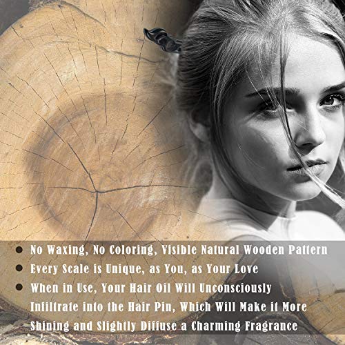 4 Piezas de Palo de Pelo de Madera Palillos de Pelo Japoneses para Moño Pasadores de Pelo para Pelo Largo de Mujeres (Estilo A) 4 Piezas de Palo de Pelo de Madera Palillos de Pelo Japoneses para Moño Pasadores de Pelo para Pelo Largo de Mujeres (Estilo A)