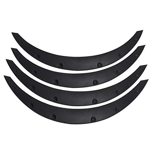 4 Piezas Guardabarros Universales para Ruedas de Coche, Protector de Arco de Ancho para Cejas de Coche 4 Piezas Guardabarros Universales para Ruedas de Coche, Protector de Arco de Ancho para Cejas de Coche