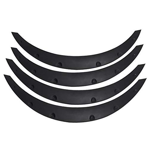 4 Piezas Guardabarros Universales para Ruedas de Coche, Protector de Arco de Ancho para Cejas de Coche