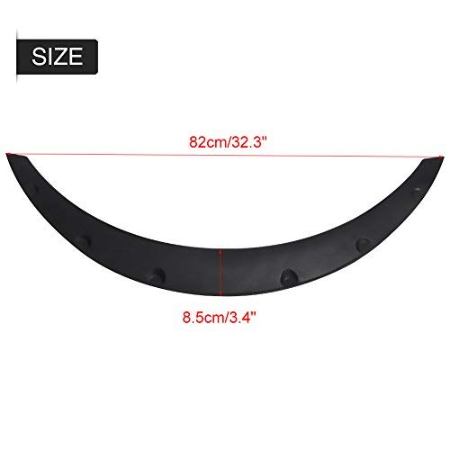 4 Piezas Guardabarros Universales para Ruedas de Coche, Protector de Arco de Ancho para Cejas de Coche 4 Piezas Guardabarros Universales para Ruedas de Coche, Protector de Arco de Ancho para Cejas de Coche