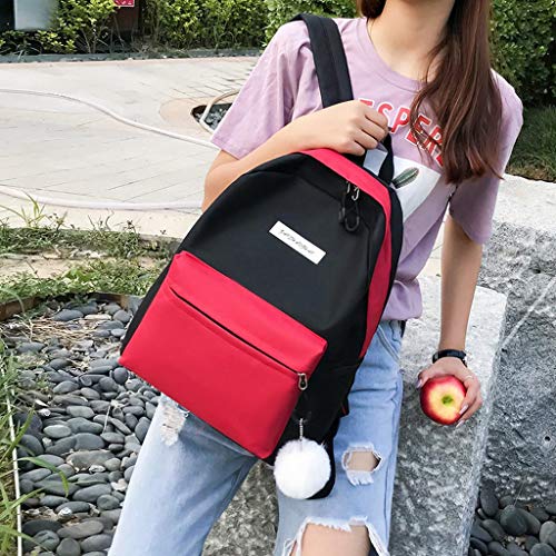 4 Piezas Juveniles, Bolsas Casuales, Bloques De Color, Escuela Y Mochila De Viaje, Bolsa De Lona, Bolsa De LáPiz, Cartera Y Traje De Mochila. 4 Piezas Juveniles, Bolsas Casuales, Bloques De Color, Escuela Y Mochila De Viaje, Bolsa De Lona, Bolsa De LáPiz, Cartera Y Traje De Mochila.