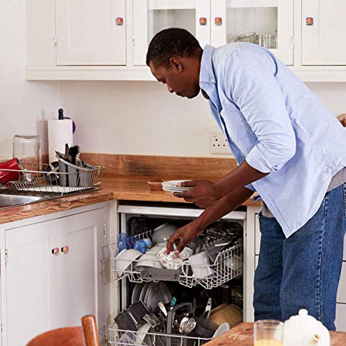 4 Piezas pomos de para puertas de armarios y cajones de Cocina Gabinetes - Cuadrado colorido Feliz Día de la Madre 4 Piezas pomos de para puertas de armarios y cajones de Cocina Gabinetes - Cuadrado colorido Feliz Día de la Madre