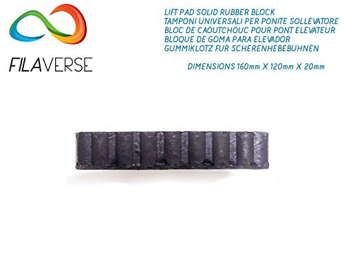 4 TACOS de GOMA 160x120x20 mm para elevador ravaglioli, corghi, omnc 4 TACOS de GOMA 160x120x20 mm para elevador ravaglioli, corghi, omnc