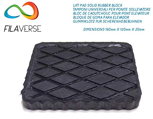 4 TACOS de GOMA 160x120x20 mm para elevador ravaglioli, corghi, omnc 4 TACOS de GOMA 160x120x20 mm para elevador ravaglioli, corghi, omnc