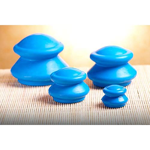 4 ventosas chinas ANTI-CELLULITE accesorio masajeador azul
