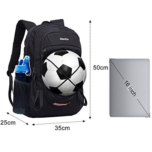 40L Mochila Hombre Senderismo Deporte Viaje Grande Trekking Mujer Trabajo Casual Backpack Antirrobo Impermeable Camp Caminata Portátil Bolsa Mochila, Negra