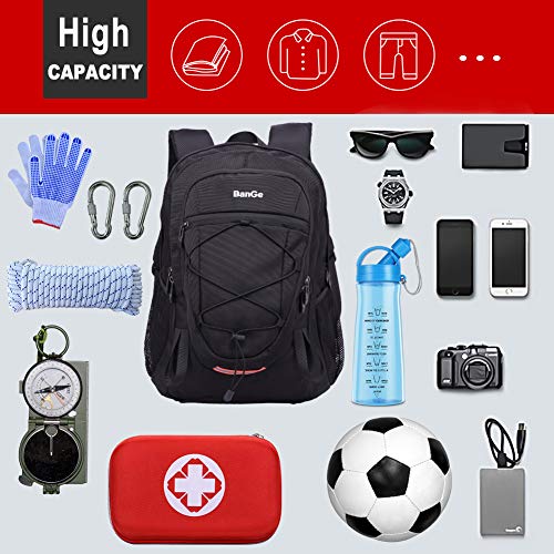 40L Mochila Hombre Senderismo Deporte Viaje Grande Trekking Mujer Trabajo Casual Backpack Antirrobo Impermeable Camp Caminata Portátil Bolsa Mochila, Negra 40L Mochila Hombre Senderismo Deporte Viaje Grande Trekking Mujer Trabajo Casual Backpack Antirrobo Impermeable Camp Caminata Portátil Bolsa Mochila, Negra