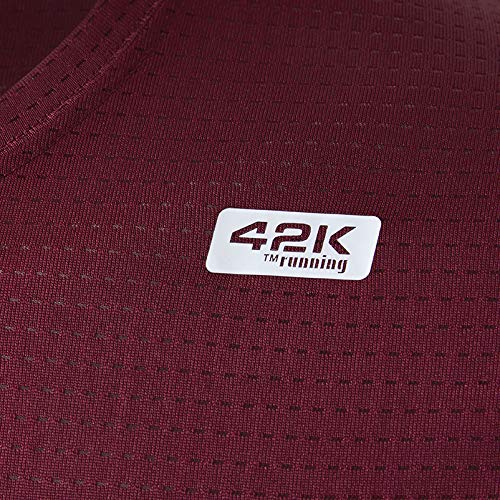 42K Running - Camiseta técnica Lotus Mujer Wine XL 42K Running - Camiseta técnica Lotus Mujer Wine XL