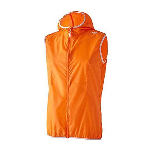 42K Running - Chaleco Técnico Waterproof Vest Naranjaa-Blanco M