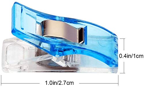 50 clips para costura, creación de mantas, manualidades, de plástico, sin necesidad de agujas, para crochet, tejer, clip de seguridad, varios colores 50 clips para costura, creación de mantas, manualidades, de plástico, sin necesidad de agujas, para crochet, tejer, clip de seguridad, varios colores