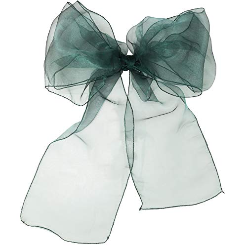 50pcs organza Marcos de Silla Para Boda Ancho Lazo Fuller para silla decoración en Cumpleaños Fiesta Eventos por Trimming SHOP