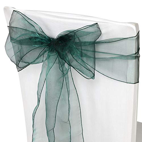 50pcs organza Marcos de Silla Para Boda Ancho Lazo Fuller para silla decoración en Cumpleaños Fiesta Eventos por Trimming SHOP