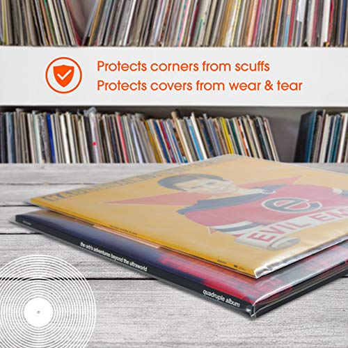 50x Fundas para Vinilo Discos 7" 45 RPM Singles - Density Premium Cubierta Plastico Polietileno Exterior De Calidad Bolsas - 400 Calibre / 100 Micras / 191mm x 191mm 50x Fundas para Vinilo Discos 7" 45 RPM Singles - Density Premium Cubierta Plastico Polietileno Exterior De Calidad Bolsas - 400 Calibre / 100 Micras / 191mm x 191mm