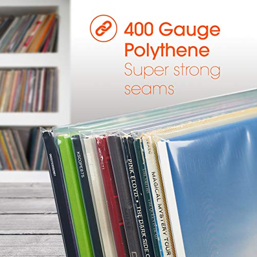 50x Fundas para Vinilo Discos 7" 45 RPM Singles - Density Premium Cubierta Plastico Polietileno Exterior De Calidad Bolsas - 400 Calibre / 100 Micras / 191mm x 191mm 50x Fundas para Vinilo Discos 7" 45 RPM Singles - Density Premium Cubierta Plastico Polietileno Exterior De Calidad Bolsas - 400 Calibre / 100 Micras / 191mm x 191mm