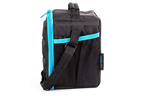 6 bolsas de deporte para gestión de alimentos, incluye latas y bolsas de refrigeración, bolsa de almuerzo (azul)