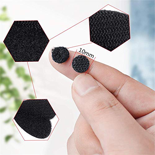 600 Pares Velcr Adhesivo Redondo, Lunares Adhesivo 10mm Velcr Adhesivo Cintas Autoadhesivo Puntos Pegajoso Monedas Puntos (Negro) 600 Pares Velcr Adhesivo Redondo, Lunares Adhesivo 10mm Velcr Adhesivo Cintas Autoadhesivo Puntos Pegajoso Monedas Puntos (Negro)