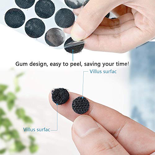 600 Pares Velcr Adhesivo Redondo, Lunares Adhesivo 10mm Velcr Adhesivo Cintas Autoadhesivo Puntos Pegajoso Monedas Puntos (Negro) 600 Pares Velcr Adhesivo Redondo, Lunares Adhesivo 10mm Velcr Adhesivo Cintas Autoadhesivo Puntos Pegajoso Monedas Puntos (Negro)