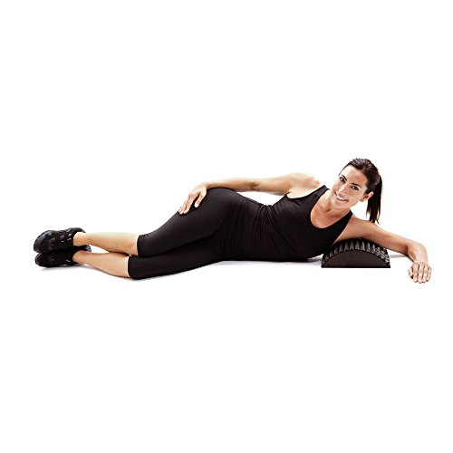 66 Fit - Cojín para Estirar Las Zonas Lumbar y Abdominal, Color Negro 66 Fit - Cojín para Estirar Las Zonas Lumbar y Abdominal, Color Negro