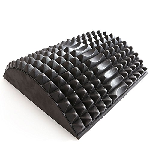 66 Fit - Cojín para Estirar Las Zonas Lumbar y Abdominal, Color Negro 66 Fit - Cojín para Estirar Las Zonas Lumbar y Abdominal, Color Negro
