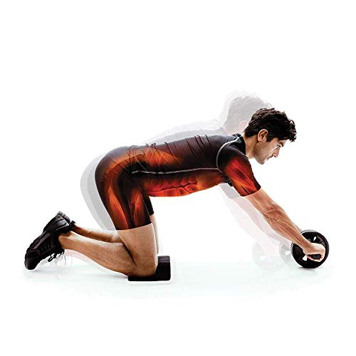 66FIT AB BP-701F - Rueda para Abdominales, Color Negro 66FIT AB BP-701F - Rueda para Abdominales, Color Negro