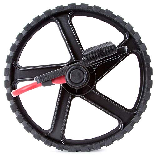 66fit Power Wheel - Rodillo de ejercicio abdominal y núcleo, color negro