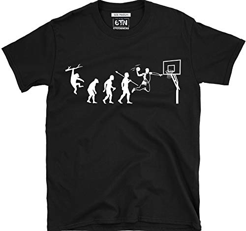 6TN evolución de Baloncesto Camiseta - Negro, Large