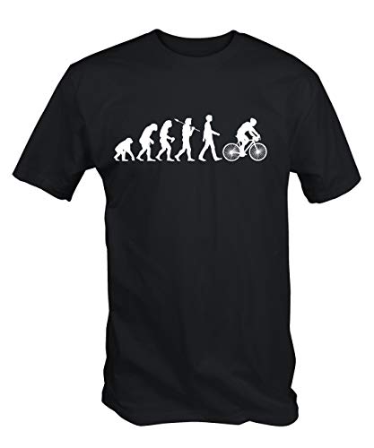 6TN Hombre Evolution de Ciclismo Camiseta de Manga Corta - Negro, Large