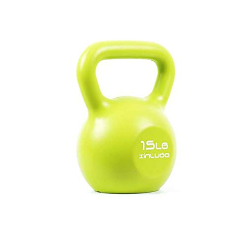 73HA73 Pesa Rusa Colorido Kettlebell Lifting Workout Heavy Duty High Eco PE Material Kettlebell Competición de Calidad para Gimnasio Home Fitness 5, 10, 15, 20 LB,5LB