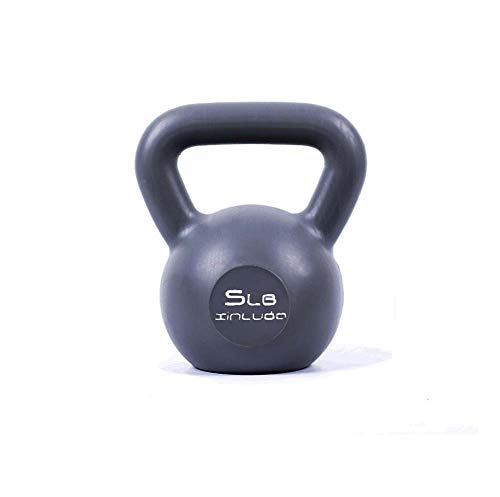 73HA73 Pesa Rusa Colorido Kettlebell Lifting Workout Heavy Duty High Eco PE Material Kettlebell Competición de Calidad para Gimnasio Home Fitness 5, 10, 15, 20 LB,5LB