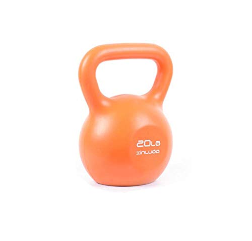 73HA73 Pesa Rusa Colorido Kettlebell Lifting Workout Heavy Duty High Eco PE Material Kettlebell Competición de Calidad para Gimnasio Home Fitness 5, 10, 15, 20 LB,5LB