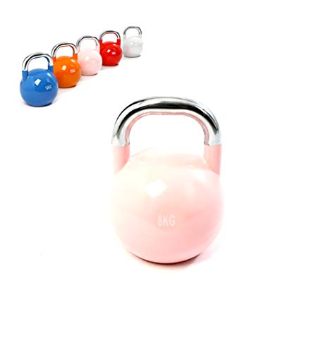 73HA73 Pesa Rusa Kettlebell Lifting Workout Heavy Duty High Todo el Material de Acero Kettlebell Competition Quality for Gym Home Fitness 4 kg, 6 kg, 8 kg, 10 kg, 12 kg,4KG
